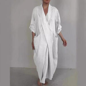 <span class=keywords><strong>Robe</strong></span> longue décontractée sur mesure ou avec logo ODM, style ample, grande taille, mode, pull-over, vêtements de vacances, <span class=keywords><strong>Robe</strong></span> Vestidos - Product Image 1