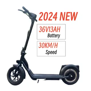 Scooter électrique 12 pouces, puissant moteur sans balais 400W, batterie 13Ah 36V, 30 km/h hors route