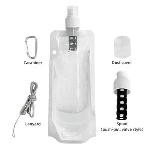 กระเป๋าใส่น้ำแบบพกพาสำหรับกิจกรรมกลางแจ้ง ปลอดสารพิษ กันน้ำ สำหรับปั่นจักรยาน วิ่ง - Product Image 4