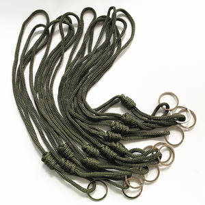 Cordon porte-clés vintage vert militaire, cordon pour clés, source de gros pour les magasins à prix d'usine et les vendeurs de rue. - Product Image 3