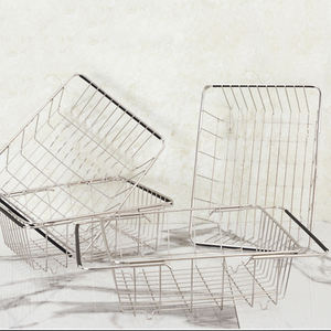 Fregadero de cocina personalizado, estante para cuencos, gabinete, elevador, estante para platos, drenaje de perforación gratis, estante de secado negro a prueba de herrumbre - Product Image 4