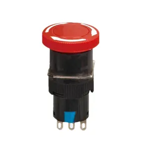 Interruptor momentáneo de calidad superior, ampliamente utilizado, con tira eléctrica, interruptor de botón pulsador, interruptor de botón