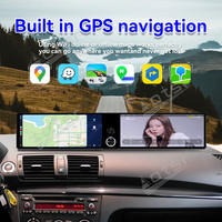 Autoradio QLED à double écran 12,3'' pour BMW Série 1 E81/E82/E87/E88 2006-2011, installation sur tableau de bord, GPS, Android Auto, CarPlay