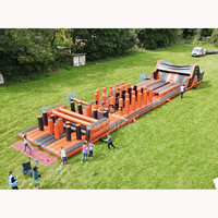Jeu combiné de saut gonflable Bouncer Course d'obstacles insensés du fabricant
