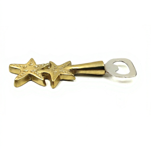 Gold Starfish Professional Eco-Friendly Aluminum Starfish Bottle Opener <b>Bar</b> <b>Tool</b> for Wine Beer Soda and Cold Drinks - Product Image 1