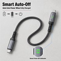 Câble USB PD 60W avec Conception Intelligente Anti-Coupure de Courant en Alliage d'Aluminium Compatible pour Ordinateur Portable, Moniteur et Téléphone Mobile
