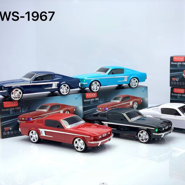 New Arrival WS-1967 Car Speaker Stereo Portable Outdoor Wireless TWS Speaker With TF FM AUX FM USB Cable