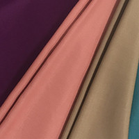 En promotion : Tissu chinois 100 % polyester satiné peau de pêche, antistatique et léger, pour chemisiers et vêtements pour filles