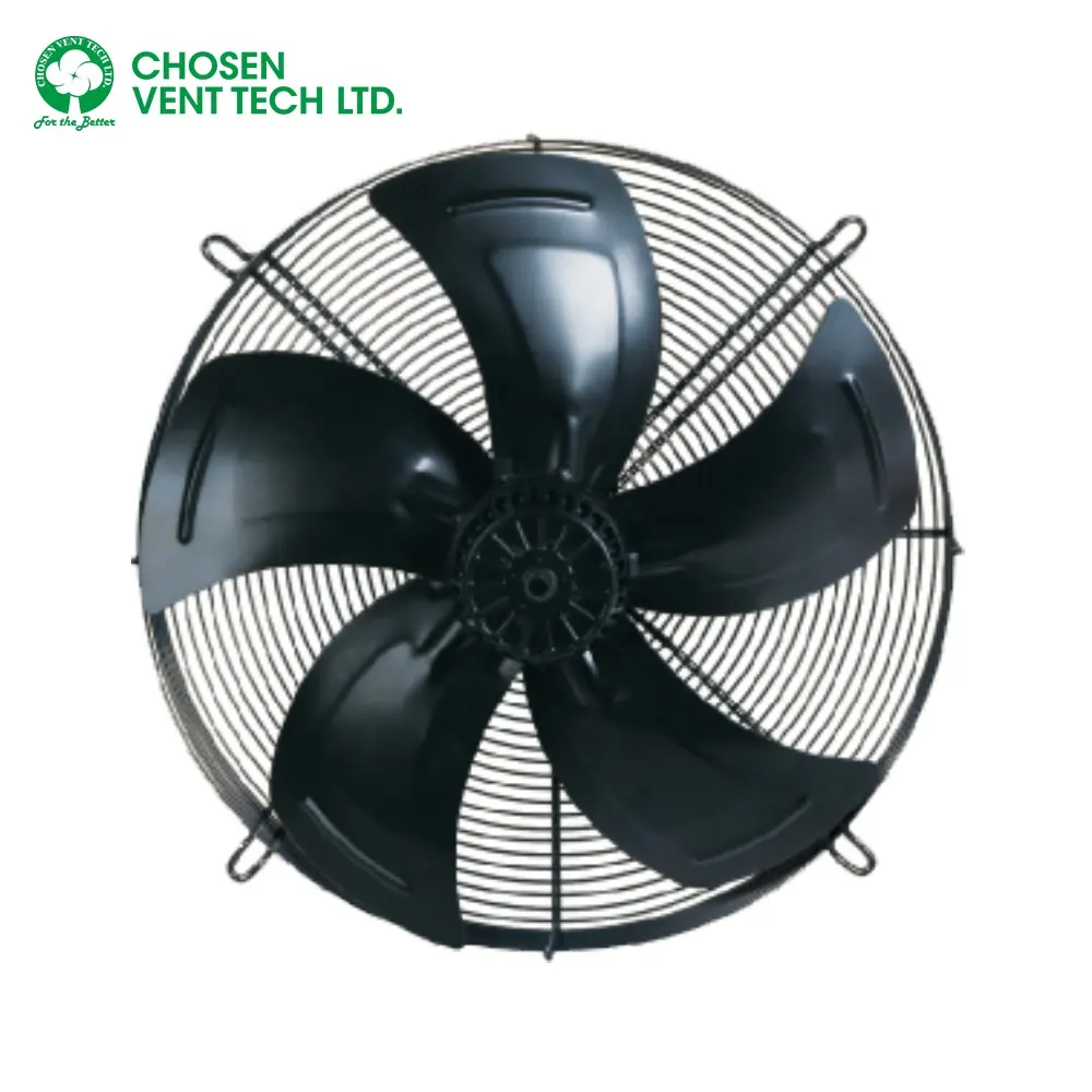 AC 600mm eksenel Fan çarkı çelik bıçaklar soğutma su geçirmez yüksek hacimli endüstriyel eksensel fanlar