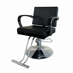 Modern black hair salon furniture barber chair synthetic leather barbershop hair spa barber chair