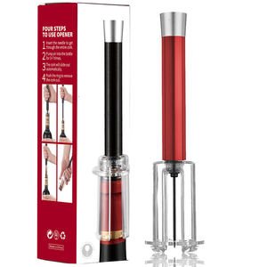 <span class=keywords><strong>Tire</strong></span>-<span class=keywords><strong>bouchon</strong></span> de bouteille de vin rouge personnalisé Accessoires <span class=keywords><strong>Aiguille</strong></span> en acier inoxydable Creative Vintage Wine Air Opener Pressure - Product Image 1