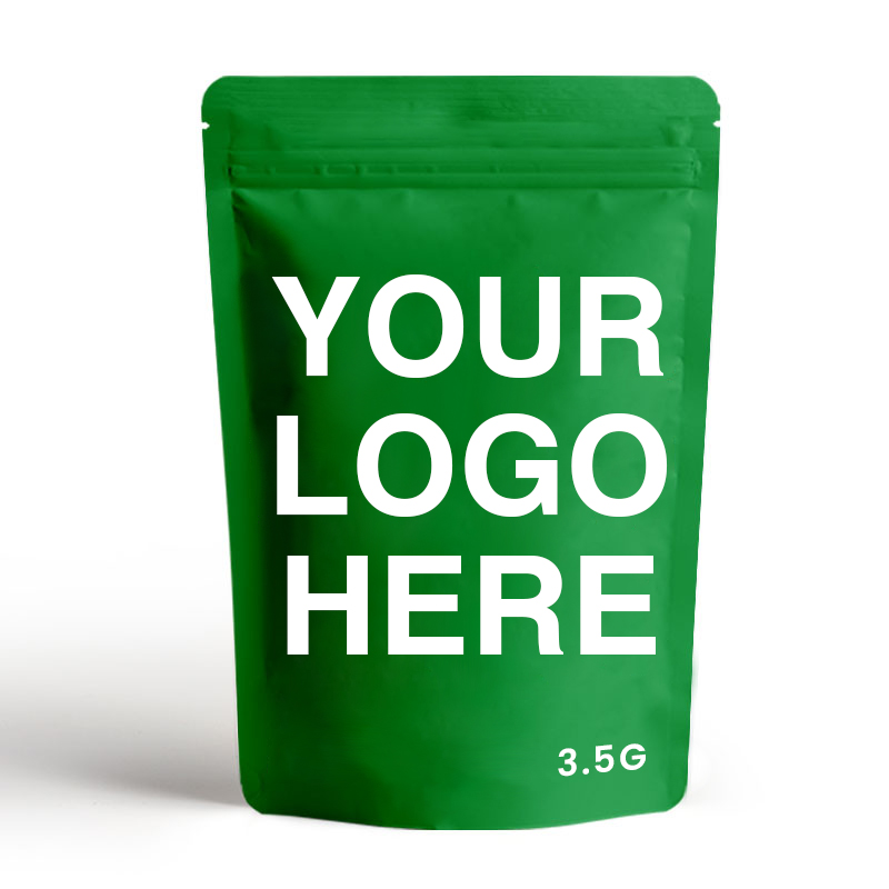 3.5g Cookie Smell Proof Bag plastic Soft Touch Edibles Packaging Matte Doypack Mylar Bags