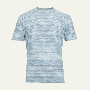 เสื้อยืดพรีเมียมลายสเปซได ผู้ชาย ผ้าฝ้าย 100% คอกลม น้ำหนักเบา ระบายอากาศดี สไตล์ลำลอง แฟชั่นฤดูร้อน รับสกรีนโลโก้ OEM ODM - Product Image 1