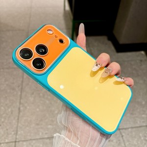 Funda para teléfono móvil con logo OEM en colores contrastantes, estilo Dopa Mine, para iPhone 18 17 16 15 14 Pro Max, cubierta trasera acrílica brillante, venta al por mayor - Product Image 4