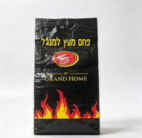 Sac en polypropylène tissé personnalisé pour charbon de bois, idéal pour briquettes de barbecue, sac d'emballage imprimé en polypropylène, vente en gros