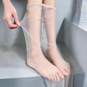 Bestsellerproducten Effen Kleur Doorschijnende Panty Van Hoge Kwaliteit Ultradunne Transparante Sexy Meisjes Nylon Panty - Product Image 1