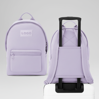 Sac à dos de voyage grande capacité personnalisé par le fabricant, nouvelle arrivée, compartiment pour ordinateur, imperméable, en néoprène, pour femmes