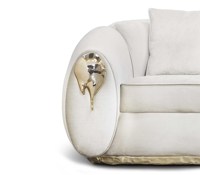 Diseño de lujo estilo europeo calidad nubuck tela 1 2 3 plazas sofá conjunto muebles sala de estar
