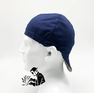 Gorro de soldadura resistente al fuego para hombre, gorro de protección para la cabeza, protección interior para casco