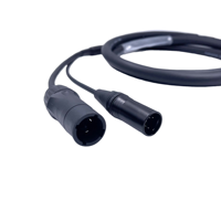 Câble hybride professionnel Power & Signal PowerCon True1 5 broches DMX Combi Combo