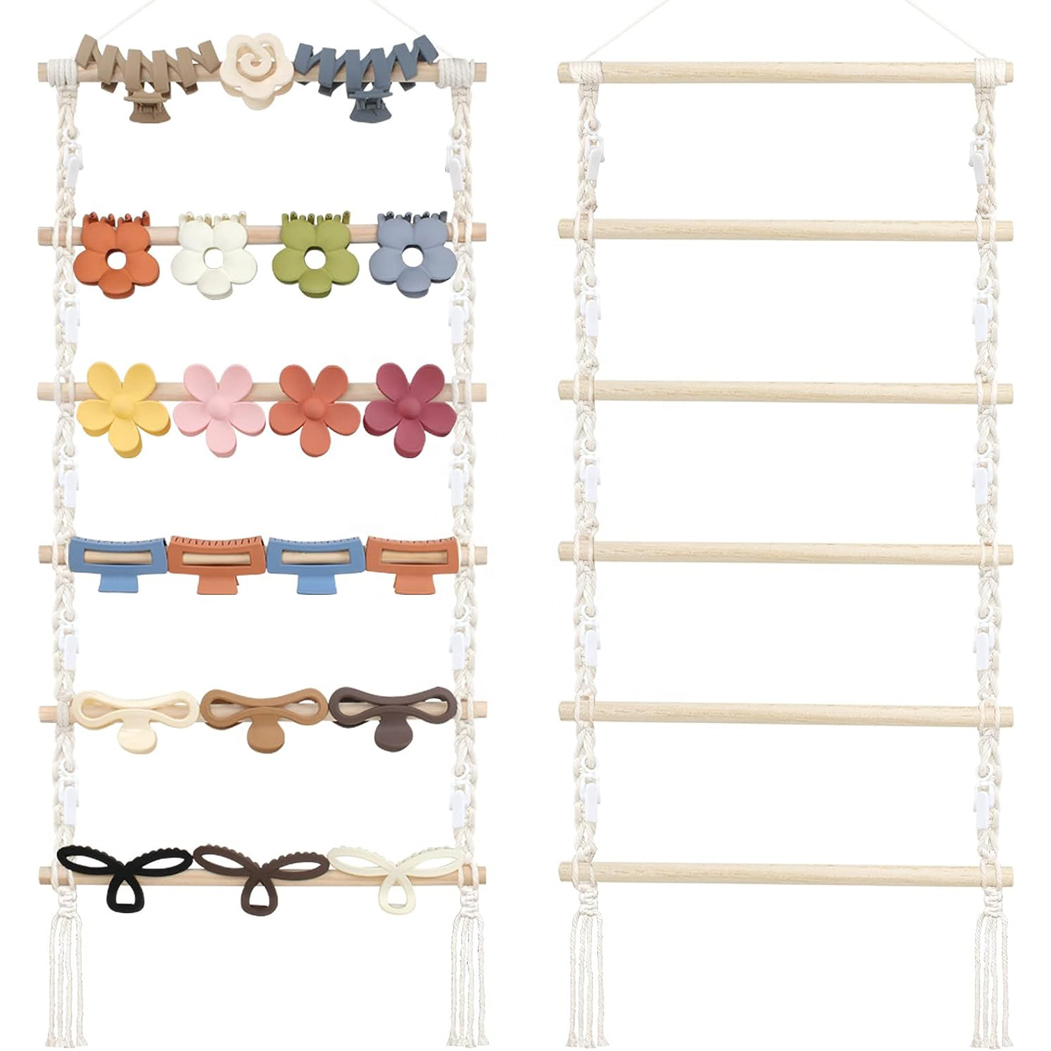 6 layer claw clip storage rack (with clip)