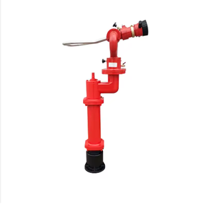 Outdoor Manual Ductile Iron <b>Fire</b> Monitor Hydrant System Water Cannon 20-40 L/S Flow 360 Rotation Red Epoxy Coated Equipment - Product Image 3