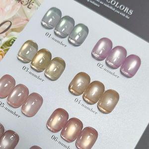 AILANUO - Juego de Esmaltes de Uñas en Gel Efecto Ojo de Gato, Diseño Único, 10 Colores, con Libro de Colores Gratis, OEM, ODM, Marca Privada - Product Image 4