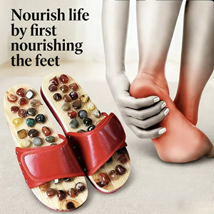 Pantuflas <span class=keywords><strong>de</strong></span> Masaje <span class=keywords><strong>de</strong></span> Pies con Piedras, Zapatos <span class=keywords><strong>de</strong></span> Terapia <span class=keywords><strong>de</strong></span> Acupuntura, Pantuflas Antideslizantes para Baño, para Parejas, Hombres y Mujeres, Verano - Product Image 3