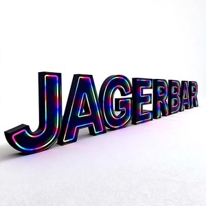 Serbest Duran Neon Işıklar Işıklı Tabela Led Tabelalar Programlanabilir Neon Harfler Parti Malzemeleri için Çok Renkli LED Elektronik Tabelalar - Product Image 6