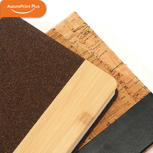 Carnet <span class=keywords><strong>de</strong></span> notes en liège à feuilles mobiles avec logo personnalisé, 100 feuilles, couverture rigide en bois durable, boîte cadeau en kraft avec stylo - Product Image 6
