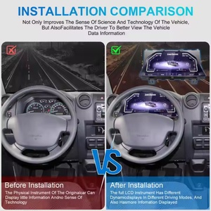 Navihua New Upgrade LCD Dashboard <b>Car</b> Digital Cluster Auto <b>Speedometer</b> <b>for</b> Toyota Land Cruiser LC76 LC79 LC70 LC75 2010-2024 - Product Image 2