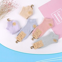 Fabricant de chaussettes pour enfants OEM ODM, chaussettes en coton de couleur unie pour garçons, filles et enfants, logo personnalisé, vente en gros, marque privée, exportation mondiale