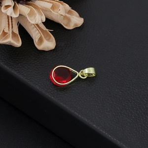 Collier DIY plaqué or 18 carats JXX avec pendentif en zircon coloré pour femmes et enfants, fabriqué en laiton - Product Image 5