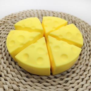 Nouveau style mignon de jouet à presser en forme de fromage, balle anti-stress unique TikTok en <span class=keywords><strong>EVA</strong></span>, modèle d'exportation en gros - Product Image 3
