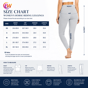 Leggings de sport en coton légers et de qualité supérieure pour <span class=keywords><strong>femme</strong></span>, taille haute, personnalisables avec logo, pour la gym, l'exercice et l'<span class=keywords><strong>équitation</strong></span>, avec fermeture auto-agrippante - Product Image 5