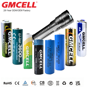 ไฟฉายพลังงานสูงแบตเตอรี่1.5V AA ชาร์จได้แบตเตอรี่ Ni-mh/ลิเธียม FR6 FR14505 LR6 R6P แบตเตอรี่แบบใช้แล้วทิ้ง - Product Image 1