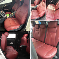 Housses de Siège de Voiture en Cuir Sur Mesure pour 5 Sièges Adaptées aux Mercedes Benz W204 W205 W211 W203 W206 W210 W212 W213 W214 W176 W177