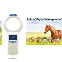 Lecteur portable de microchip RFID 134,2 kHz rechargeable ISO11784/5 FDX-b pour animaux (chevaux, poissons, arowanas) – Distance de lecture 10 cm
