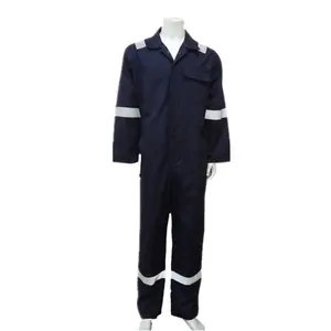 New giá rẻ an toàn bảo hộ lao động đồng phục chống cháy Coverall với khả năng hiển thị cao phản xạ