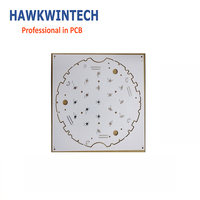 Shenzhen üreticisi LED PCBA PCB panoları LED ışık şerit PCB yuvarlak alüminyum PCB takımı