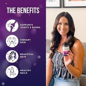 OEM Private Label donne Anti invecchiamento sbiancamento della pelle Multi collagene peptidi capsule integratore con vitamina C e acido ialuronico - Product Image 3