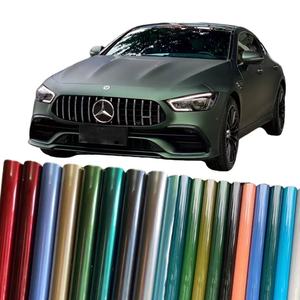 PVC fantôme métal vert foncé usine prix de gros mat brillant Auto Film emballage véhicule autocollant <span class=keywords><strong>voiture</strong></span> autocollants - Product Image 1