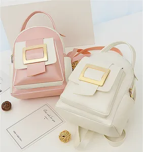 New Bags For Women College Fashion Contrast Color Small Backpack Korea Mini Backpack Women Wholesale