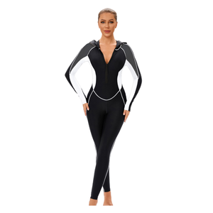 Maillot <span class=keywords><strong>de</strong></span> <span class=keywords><strong>bain</strong></span> une pièce à manches longues pour femmes entièrement entouré d'un maillot <span class=keywords><strong>de</strong></span> <span class=keywords><strong>bain</strong></span> musulman sexy conservateur - Product Image 2