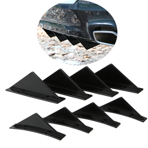 Protector de Esquina Inferior Triangular Decorativo para Parachoques Trasero de Coche, Universal, para 4 Coches - Product Image 4