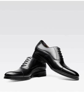 Zapatos Oxford de Cuero Auténtico con Correa Ajustable y Soporte de Arco, Impermeables, con Punta en Pico, Casuales y de Vestir para Hombre - Product Image 3