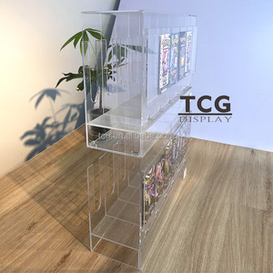 Présentoir en acrylique transparent personnalisé à 6 emplacements pour boosters de cartes à collectionner TCG, compatible avec les boosters Pokémon japonais Mega <span class=keywords><strong>Dream</strong></span> ex - Product Image 4