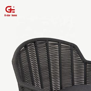 Canapé simple d'extérieur moderne Chaise longue pour le patio, le jardin, la piscine et le salon Tissu imperméable avec coussins - Product Image 3