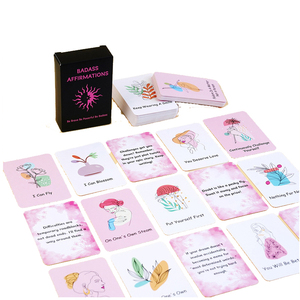 60-Page Affirmation Card Set for Women Inspiring Words for Self-Progress and Personal Growth Gift Idea
