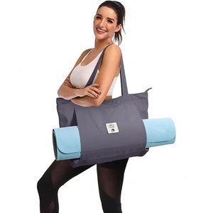 Bolsa de Transporte para Esterilla de Yoga con Bolsillo Impermeable con Cierre y Bolsillo para Botella de Agua con Cordón - Bolsa de Yoga (Muestra Gratis) - Product Image 2